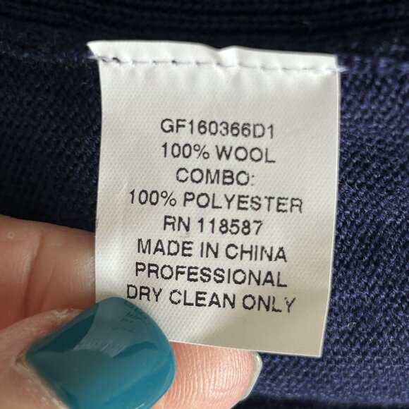 Grey Jason Wu Blue Crewneck Sweater Blouse Attached Size Small - Picture 8 of 9